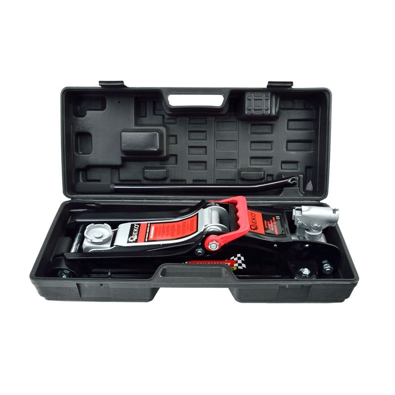 Auto si Moto - Reparatii si depanare - Scule auto - Scule si truse auto - Cric hidraulic cu profil redus 2.5T 80-365mm, GEKO G02030 - Infinity.ro