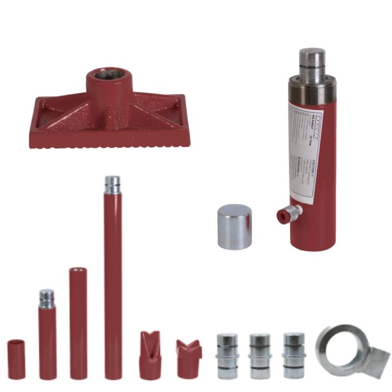 Auto si Moto - Reparatii si depanare - Scule auto - Scule si truse auto - Set reparatii caroserie hidraulic 20t Raider RD-PH07 - Infinity.ro