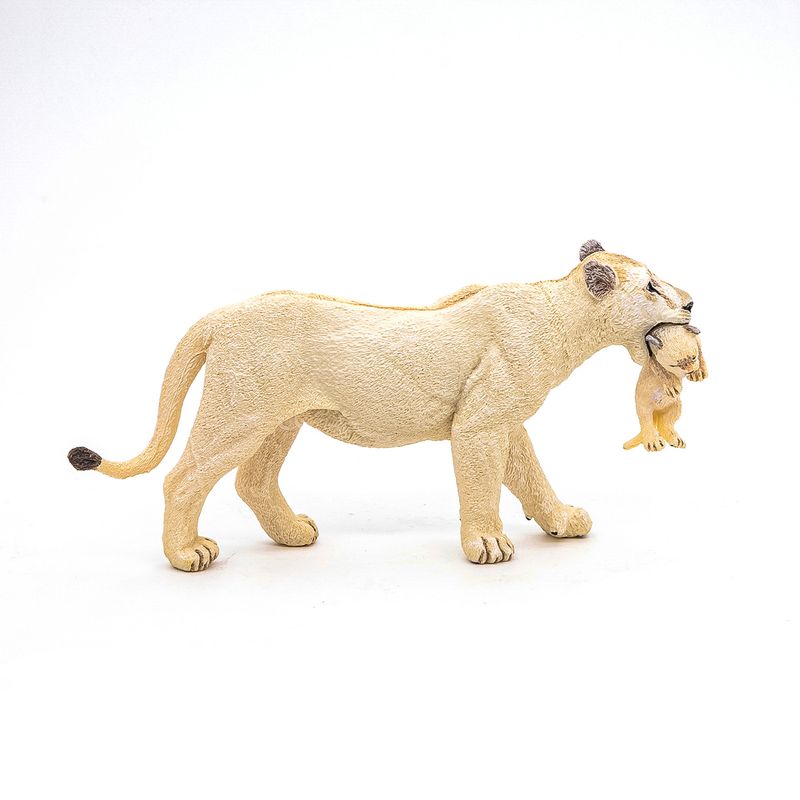 Jucarii, Copii si Bebe - Jucarii si jocuri - Figurine - PAPO Figurina leoaica alba cu pui - Infinity.ro