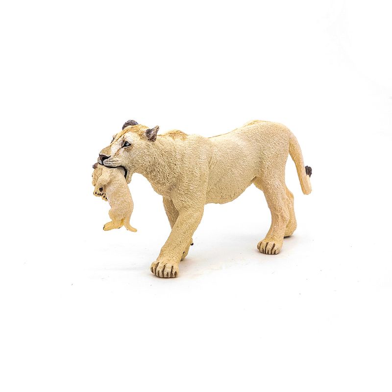 Jucarii, Copii si Bebe - Jucarii si jocuri - Figurine - PAPO Figurina leoaica alba cu pui - Infinity.ro
