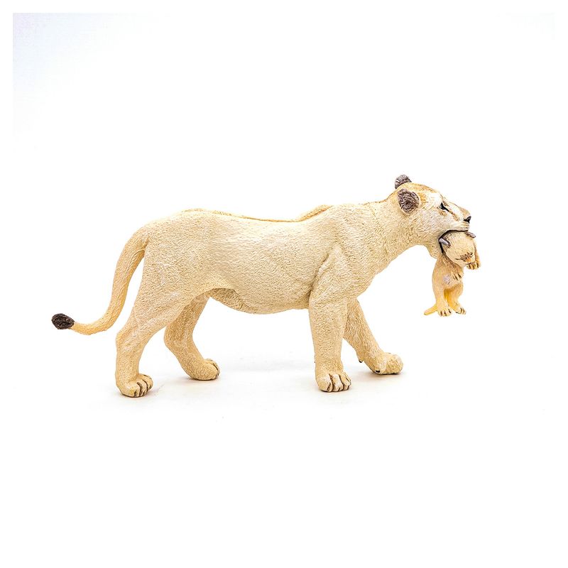 Jucarii, Copii si Bebe - Jucarii si jocuri - Figurine - PAPO Figurina leoaica alba cu pui - Infinity.ro