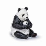 Jucarii, Copii si Bebe - Jucarii si jocuri - Figurine - PAPO Figurina urs panda sezand cu pui in brate - Infinity.ro