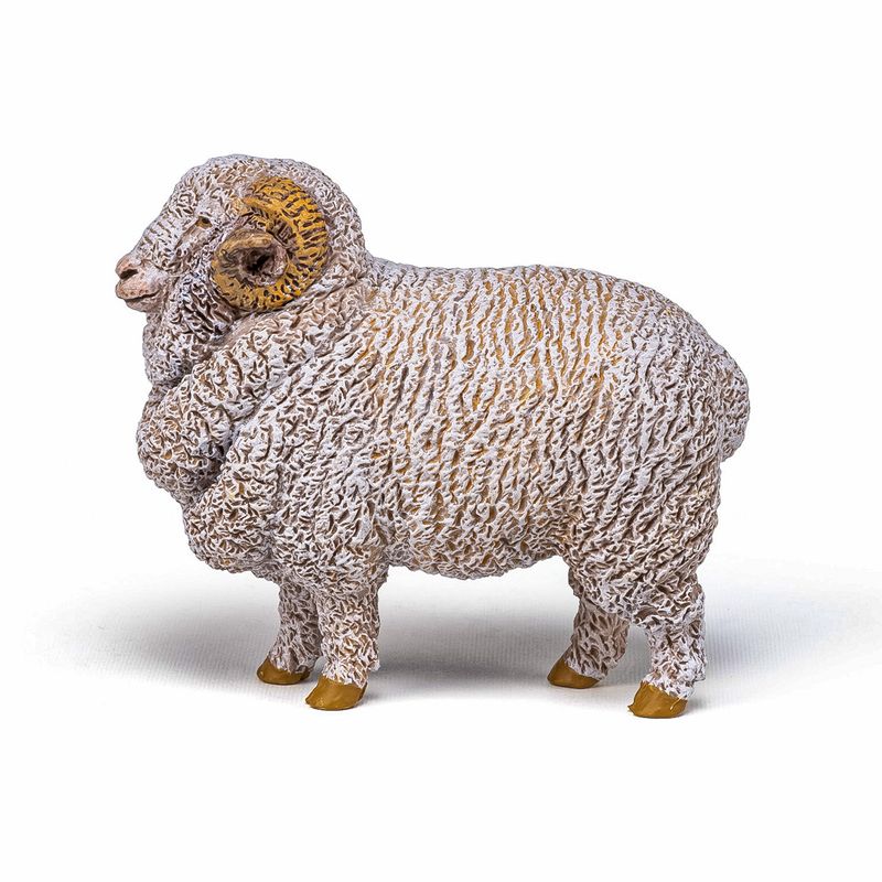 Jucarii, Copii si Bebe - Jucarii si jocuri - Figurine - PAPO Figurina berbec merinos - Infinity.ro