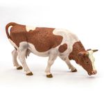 Jucarii, Copii si Bebe - Jucarii si jocuri - Figurine - PAPO Figurina vaca simmental pascand - Infinity.ro