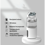 Jucarii, Copii si Bebe - Hrana si alaptare - Biberoane, suzete si accesorii hranire - Incalzitoare si termosuri bebe - Incalzitor Lapte Portabil, Temperatura Reglabila 37-55°C, Incalzire Rapida, Baterie 5200 Mah, 300 ml, Albastru - Infinity.ro