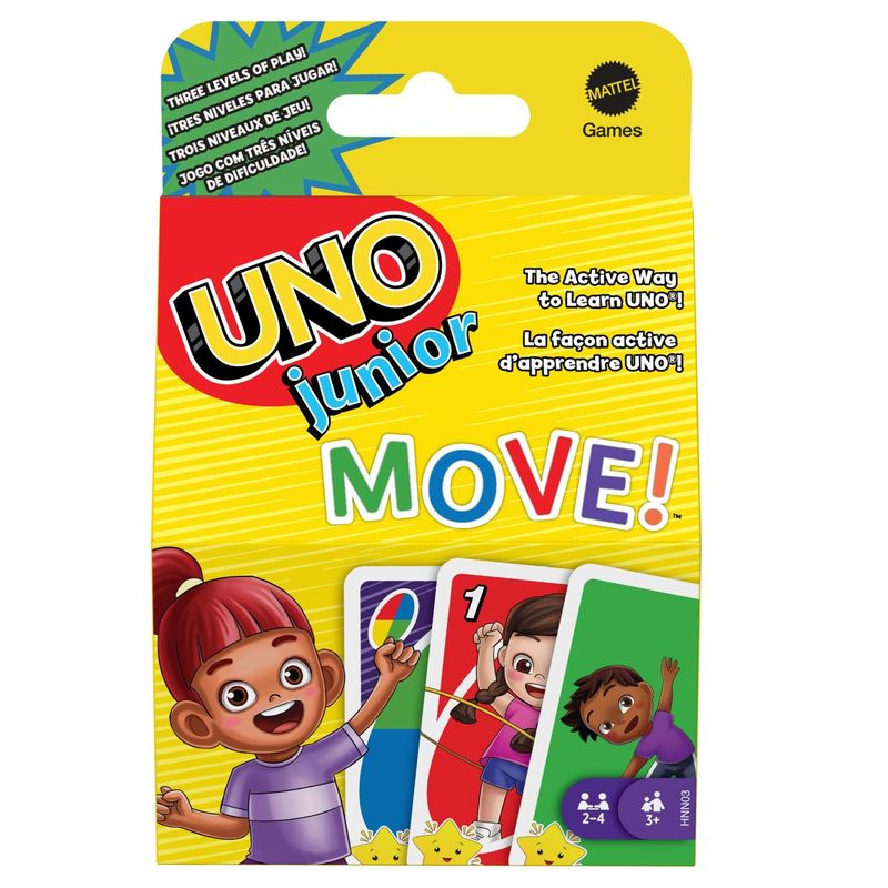 Jucarii, Copii si Bebe - Jucarii si jocuri - Jocuri si puzzle - Jocuri de societate - Carti de joc uno junior move - Infinity.ro