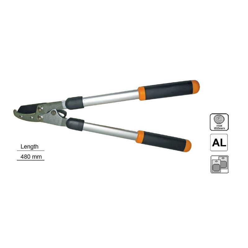 Casa si Gradina - Gradinarit si plante - Unelte gradinarit - Foarfeci gradinarit - Foarfeca pentru crengi 480 mm, Topgarden, manere aluminiu, max 25 mm - Infinity.ro