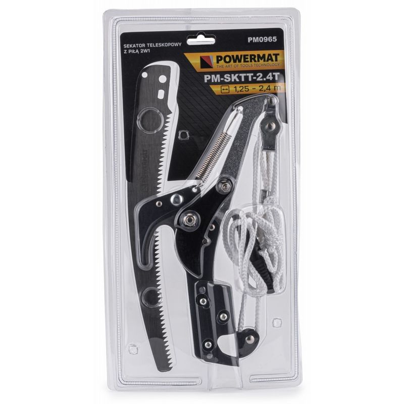 Casa si Gradina - Gradinarit si plante - Unelte gradinarit - Foarfeci gradinarit - Set foarfece de gradina cu brat telescopic 2.4m PM-SKTT-2.4T Powermat PM-SKTT-2.4T PM0963 - Infinity.ro