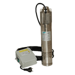 Casa si Gradina - Gradinarit si plante - Instalatii si accesorii pentru irigatii - Pompe apa - Kit complet sistem hidrofor, pompa submersibila SUMOTO ONKM150/24, rezervor 24L, presostat, racord 5 cai, manometru - Infinity.ro