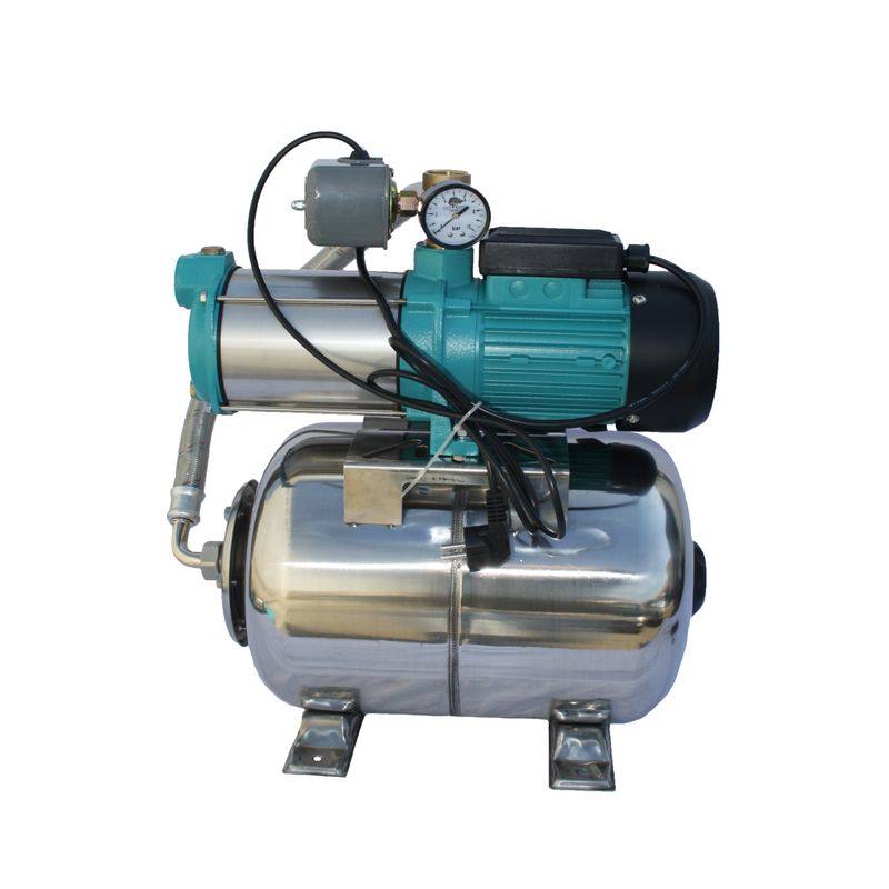 Casa si Gradina - Gradinarit si plante - Instalatii si accesorii pentru irigatii - Pompe apa - Hidrofor pompa suprafata Omnigena MHI 1100/24, putere 1100W, rezervor inox 24L - Infinity.ro