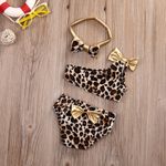 Fashion, accesorii si bijuterii/Copii/Lenjerie si pijamale copii/Costume de baie copii - Costum Baie Leopard, marime 60 - Infinity.ro