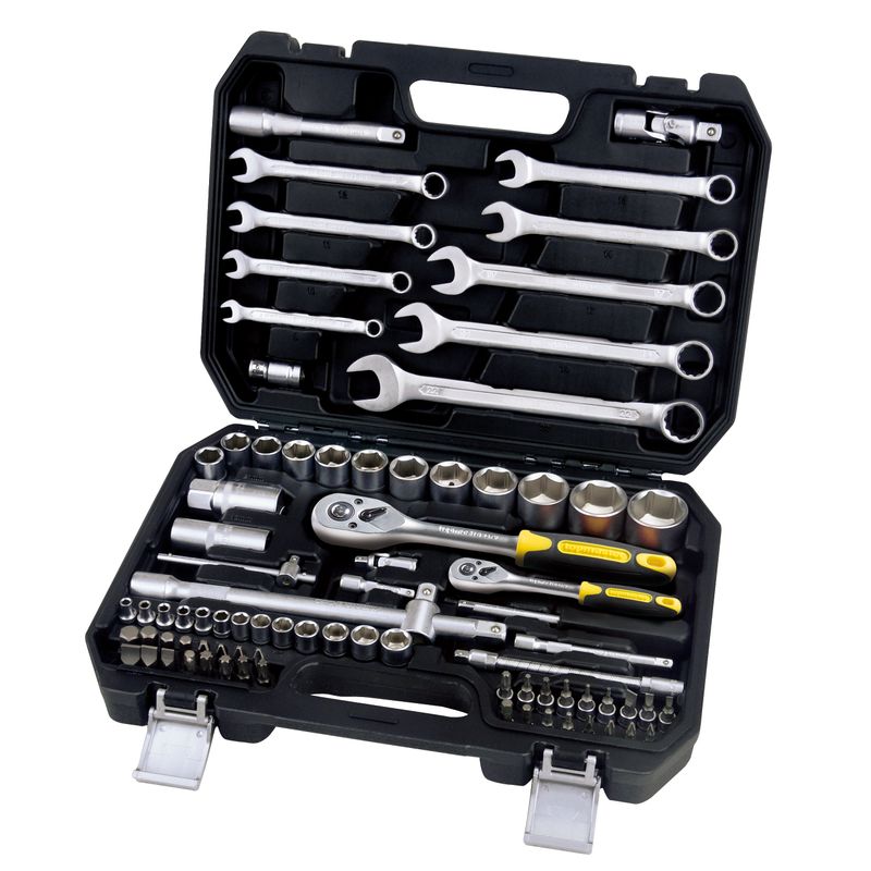 Casa si Gradina - Constructii - Scule de mana si unelte - Chei si truse chei - Set 82 tubulare ¼ si ½ CR-V First generation TMP - Infinity.ro