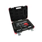 Casa si Gradina - Constructii - Scule de mana si unelte - Chei si truse chei - Set de chei profilate profesionale 72 piese 1/4" 1/2", Tvardy T00100 - Infinity.ro