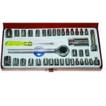 Casa si Gradina - Constructii - Scule de mana si unelte - Chei si truse chei - Set 40 chei tubulare si antrenor Gadget 4-16 mm prindere 1/4 si 3/8 - Infinity.ro