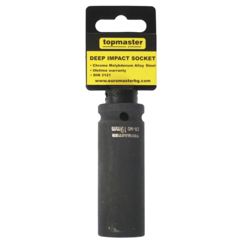 Casa si Gradina - Constructii - Scule de mana si unelte - Chei si truse chei - Tubulara adanca de impact Top Master diametru 12 mm lungime 78 mm prindere 1/2 - Infinity.ro