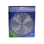 Casa si Gradina - Gradinarit si plante - Utilaje gradina - Masini de tuns iarba - Disc pentru motocoasa 255x25,4mmx24T, Geko G78180 - Infinity.ro