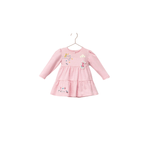 Fashion, accesorii si bijuterii - Copii - Imbracaminte copii - Rochii copii - Rochita Scufita rosie pentru fetite, Tongs baby, roz, marime 18-24 luni - Infinity.ro