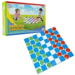 Jucarii, Copii si Bebe - Jucarii si jocuri - Jocuri si puzzle - Jocuri de societate - Joc urias de dame, 60 x 60 cm, RMS SR11-19 - Infinity.ro