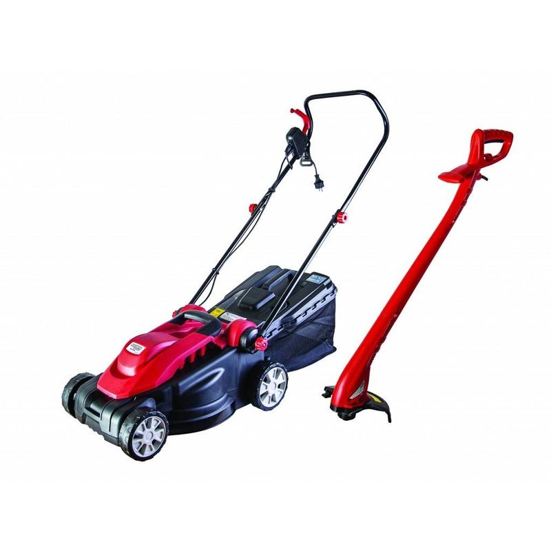 Casa si Gradina - Gradinarit si plante - Utilaje gradina - Masini de tuns iarba - Set masina de tuns iarba 1600W 360mm 35L si trimmer pentru gazon 250W 220mm RD-LMGT01, Raider, 075327 - Infinity.ro