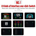 Auto si Moto - Electronice auto - Accesorii electronice auto - Sistem Monitor Auto Techstar P16 OBD2 HUD, Afisaj Head-Up Display pentru Monitorizare Viteza, RPM si Performanta Auto - Infinity.ro