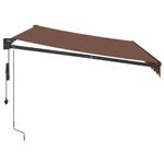 Casa si Gradina - Gradina si terasa - Umbrele si pavilioane - Umbrele - Copertina retractabila automat, maro, 350x250 cm - Infinity.ro