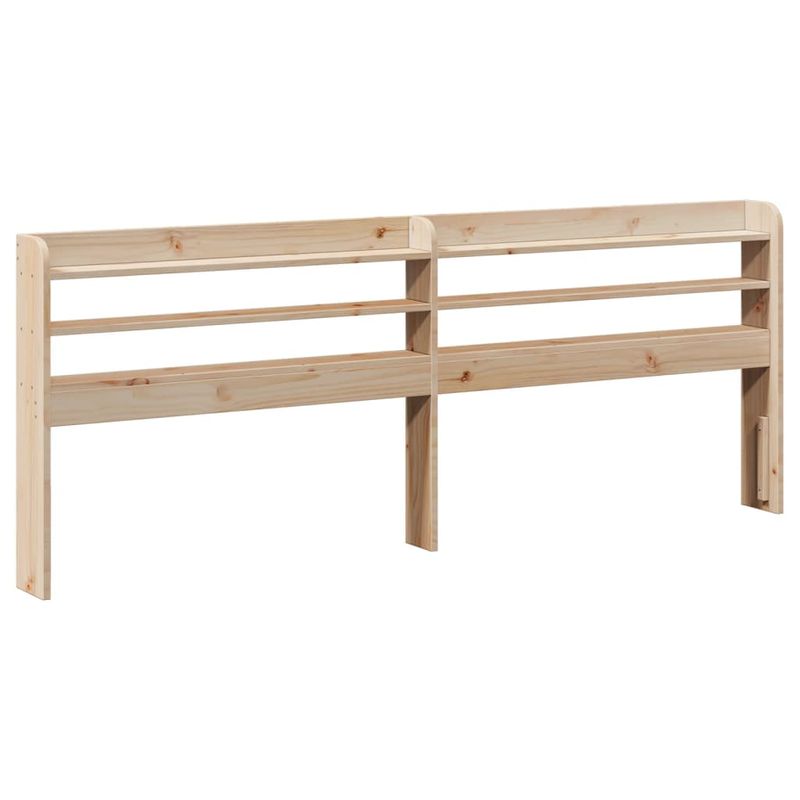 Casa si Gradina - Mobilier - Paturi si accesorii - Paturi - Cadru pat cu tablie 200x200 cm, lemn masiv de pin - Infinity.ro