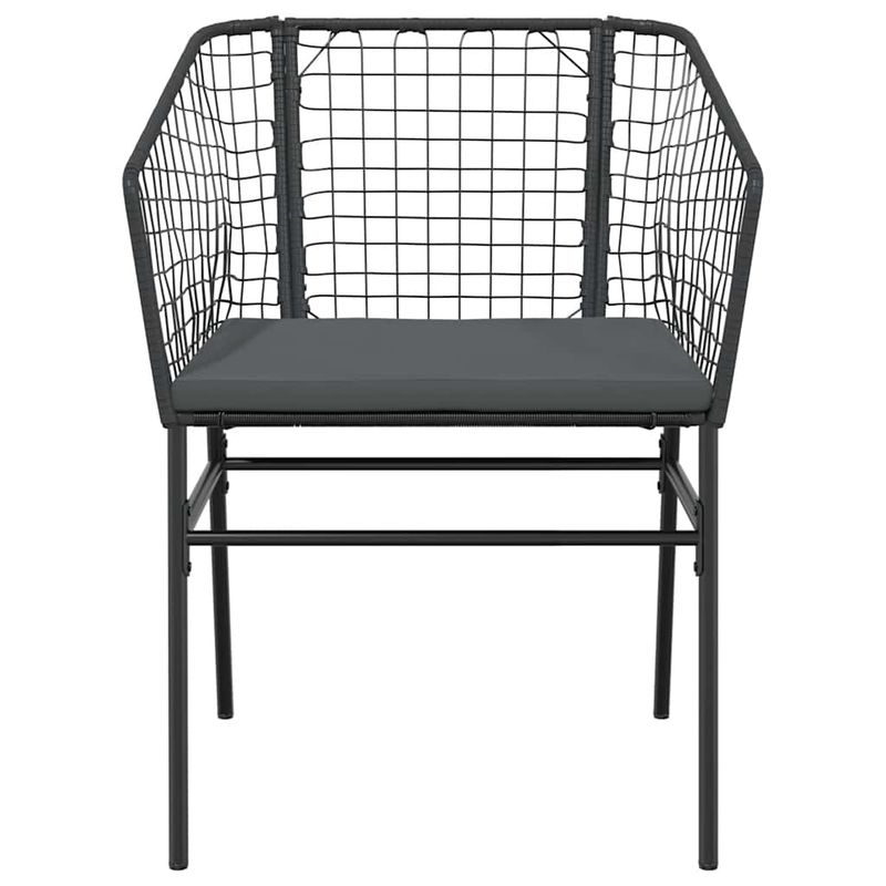 Casa si Gradina - Gradina si terasa - Mobilier exterior - Seturi mobila gradina - Set de sufragerie de gradina 3 piese neagra - Infinity.ro