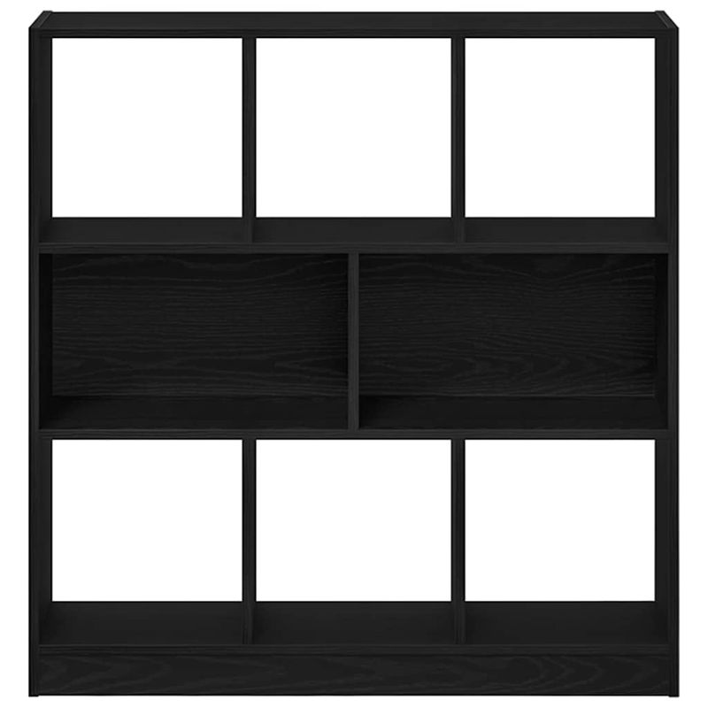 Casa si Gradina - Mobilier - Biblioteci si rafturi - Biblioteci - Dulap cu carti stejar negru 97,5x29,5x100 cm lemn prelucrat - Infinity.ro