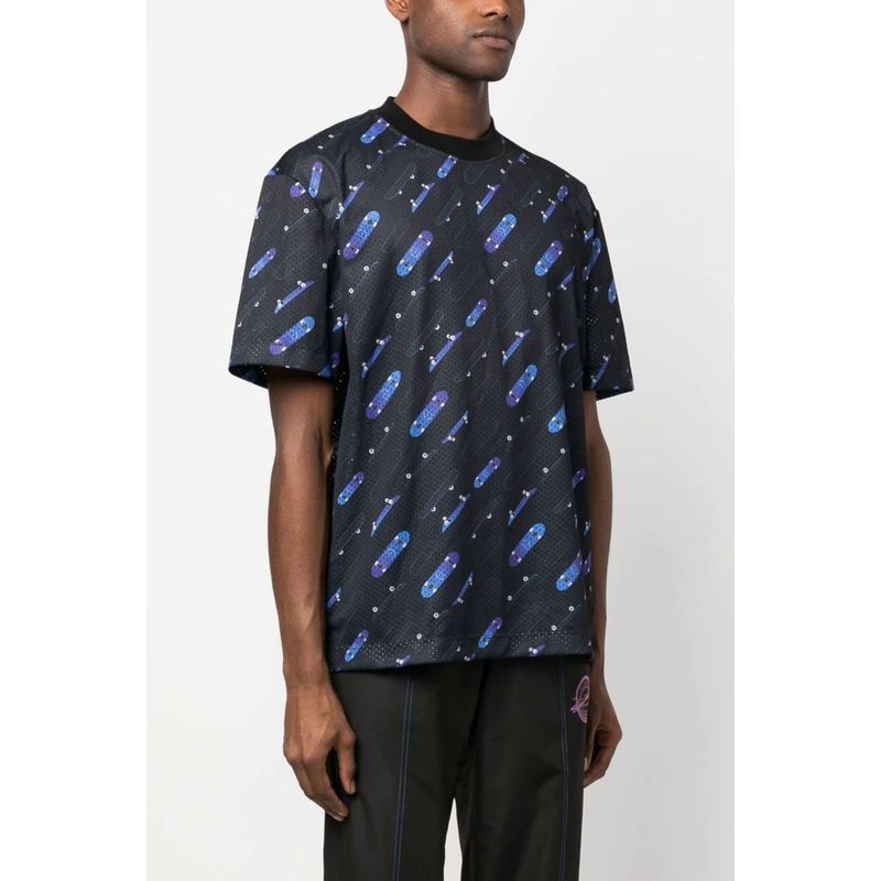 Fashion, accesorii si bijuterii - Barbati - Imbracaminte - Tricouri si bluze barbati - Tricou barbati Karl Lagerfeld 230m1713q12, S INTL, Multicolor - Infinity.ro
