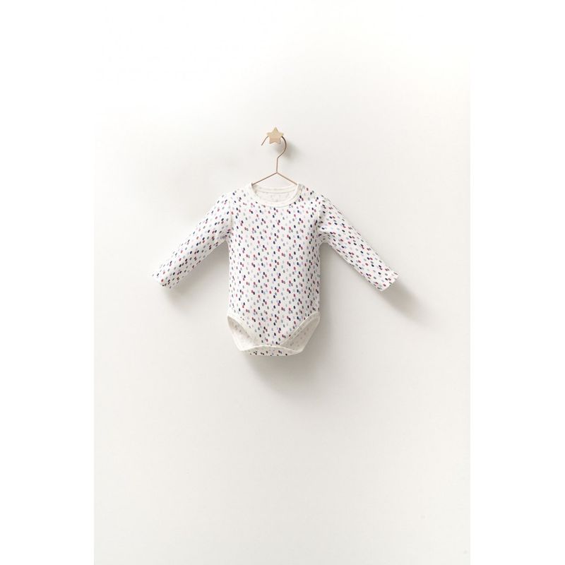 Fashion, accesorii si bijuterii - Copii - Imbracaminte copii - Treninguri si compleuri copii - Set rochita cu body pentru fetite Monster, Tongs baby, gri, marime 6-9 luni - Infinity.ro