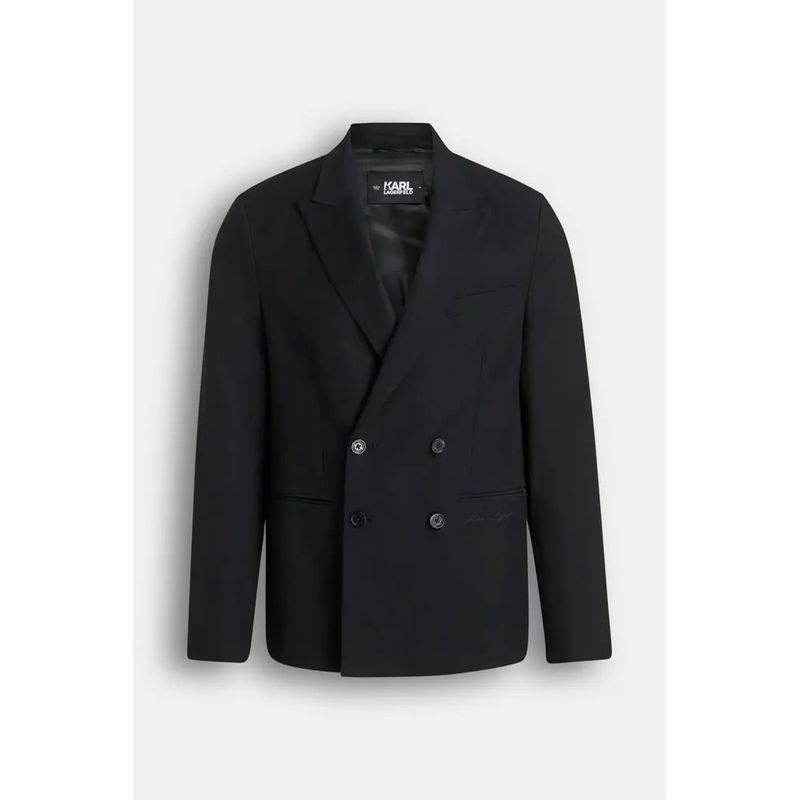 Fashion, accesorii si bijuterii - Barbati - Imbracaminte - Sacouri si veste barbati - Sacou Barbati ceremony Karl Lagerfeld, XL INTL, Negru - Infinity.ro