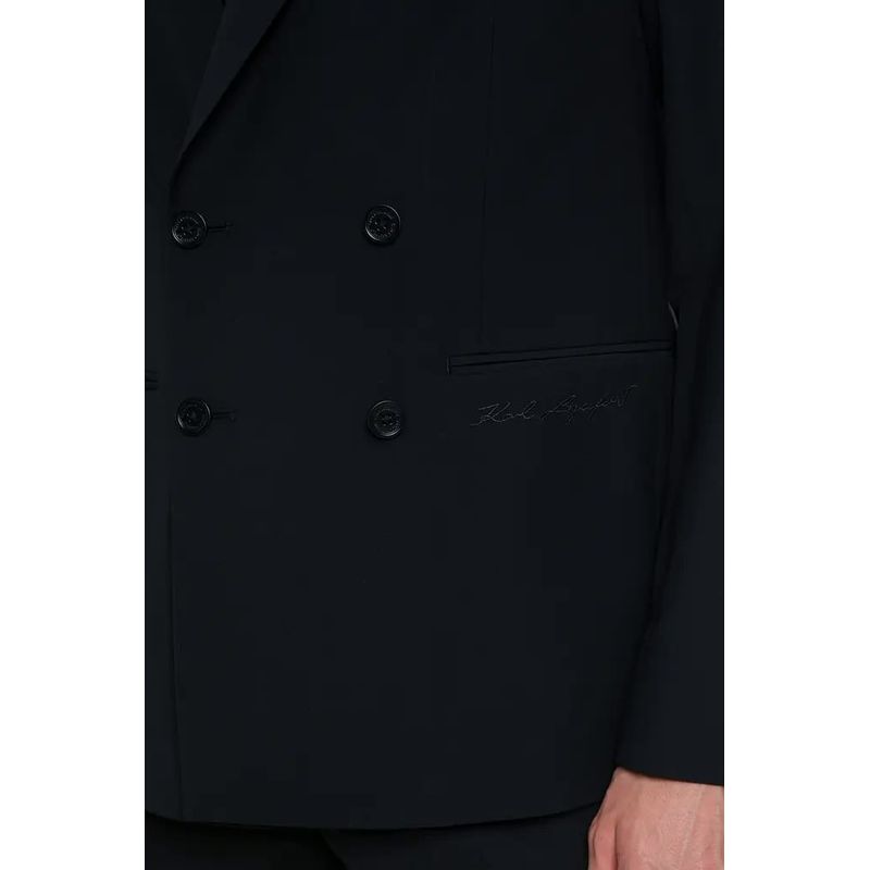 Fashion, accesorii si bijuterii - Barbati - Imbracaminte - Sacouri si veste barbati - Sacou Barbati ceremony Karl Lagerfeld, XL INTL, Negru - Infinity.ro