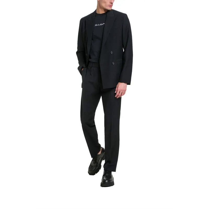 Fashion, accesorii si bijuterii - Barbati - Imbracaminte - Sacouri si veste barbati - Sacou Barbati ceremony Karl Lagerfeld, XL INTL, Negru - Infinity.ro