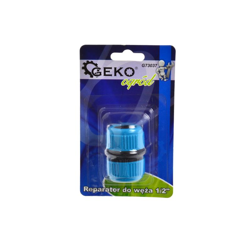 Casa si Gradina - Gradinarit si plante - Instalatii si accesorii pentru irigatii - Accesorii irigare - Conector pentru furtun 1/2" blister BLUE LINE, GEKO G73037 - Infinity.ro