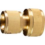 Casa si Gradina - Gradinarit si plante - Instalatii si accesorii pentru irigatii - Accesorii irigare - Conector cu stop Topgarden 400404, dimensiune 3/4, din alama - Infinity.ro