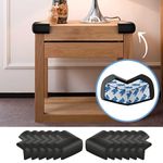 Casa si Gradina - Mobilier - Mobilier copii - Sisteme de siguranta - Set 4 aparatori moi pentru colturi, pentru copii, SIPO Baby Safety, Negru - Infinity.ro