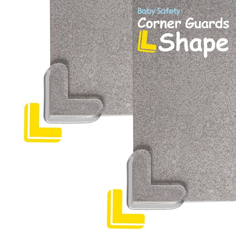 Casa si Gradina - Mobilier - Mobilier copii - Sisteme de siguranta - Set 12 Coltare din Silicon pentru Protectie Ridicata la Colturile Mobilei, din Silicon, Triunghi, SIPO Baby Safety - Infinity.ro