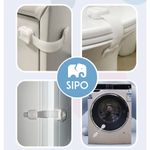 Casa si Gradina - Mobilier - Mobilier copii - Sisteme de siguranta - Set 6 Sigurante universale, Lungime ajustabila, pentru Sertare, Usi, Dulap,fixare cu adeziv puternic 3M, fara urme, Sipo - Infinity.ro