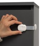 Casa si Gradina - Mobilier - Mobilier copii - Sisteme de siguranta - Set 6 Sigurante universale, Lungime ajustabila, pentru Sertare, Usi, Dulap,fixare cu adeziv puternic 3M, fara urme, Sipo - Infinity.ro