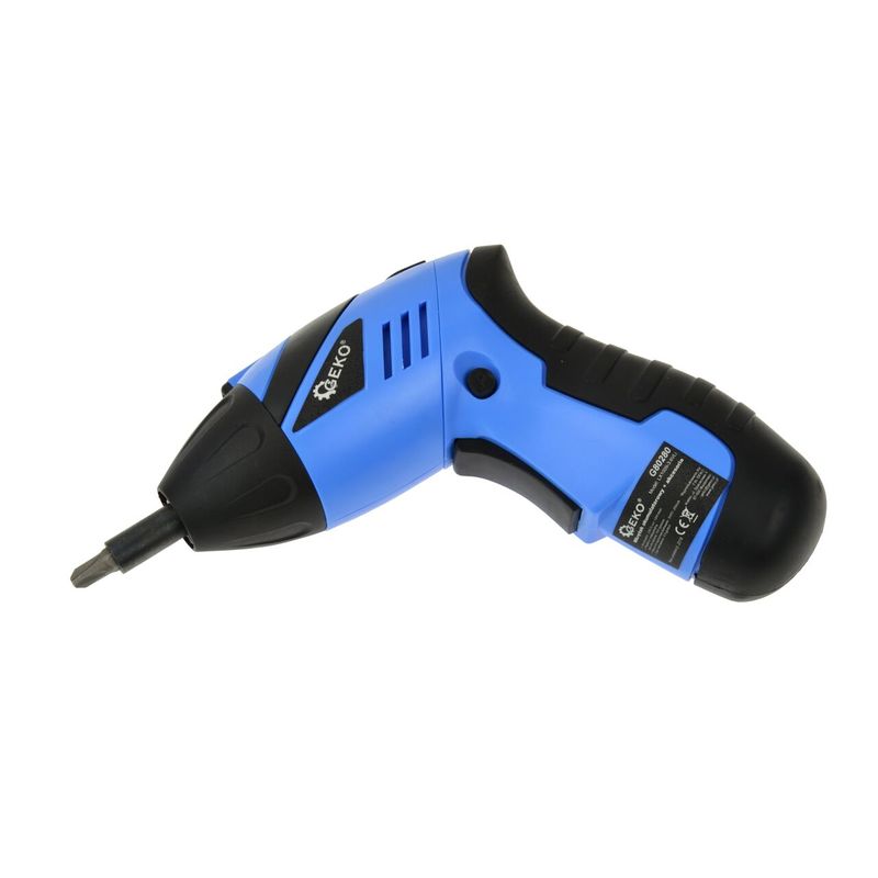 Casa si Gradina - Constructii - Scule electrice si accesorii - Masini de gaurit si insurubat - Surubelnita electrica cu baterii de 3.6 V + accesorii, Geko, G80280 - Infinity.ro