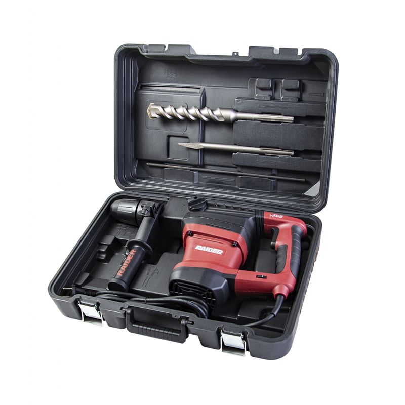 Casa si Gradina - Constructii - Scule electrice si accesorii - Rotopercutoare - Ciocan rotopercutor 1500W 6.2kg 40mm SDS-max 10J viteza variabila RAIDER RDP-HD55 - Infinity.ro