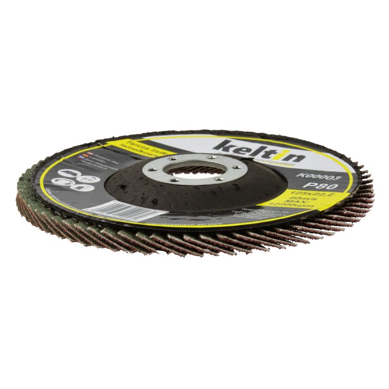 Casa si Gradina - Constructii - Scule electrice si accesorii - Accesorii polizare si slefuire - Disc abraziv pentru slefuire, 125 mm, P80, Keltin - Infinity.ro