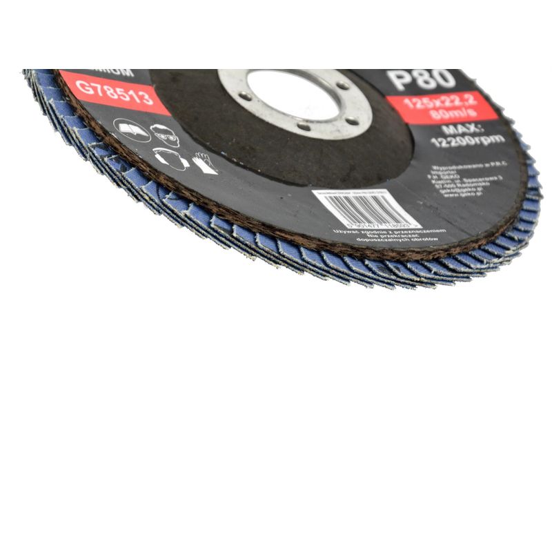 Casa si Gradina - Constructii - Scule electrice si accesorii - Accesorii polizare si slefuire - Disc abraziv 125mm P80, GEKO PREMIUM G78513 - Infinity.ro