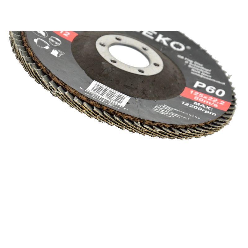 Casa si Gradina - Constructii - Scule electrice si accesorii - Accesorii polizare si slefuire - Disc abraziv "SILIKON" 125mm, P60 GEKO PREMIUM G78412 - Infinity.ro