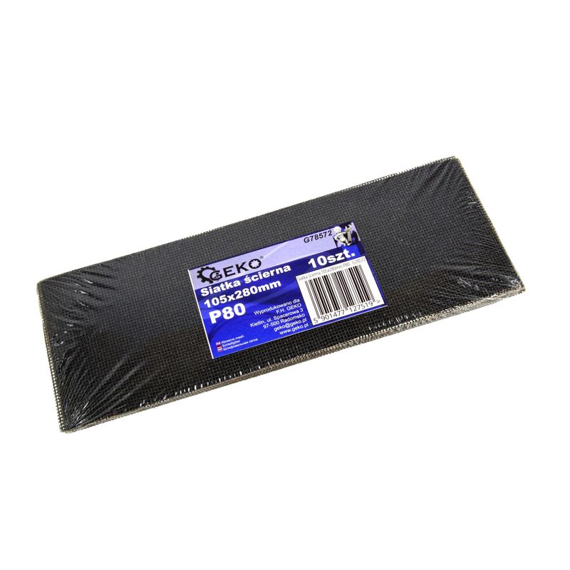 Casa si Gradina - Constructii - Scule electrice si accesorii - Accesorii polizare si slefuire - Plasa abraziva Geko, 105 x 280mm, P80, G78572 - Infinity.ro