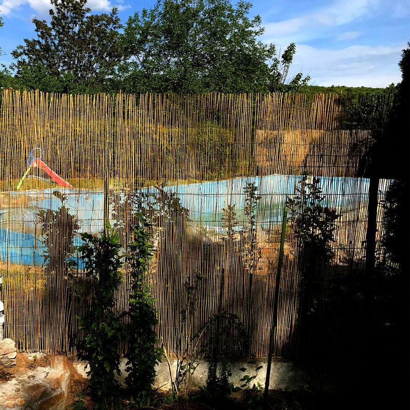 Casa si Gradina - Gradina si terasa - Garduri, panouri si accesorii - Gard/paravan din trestie, 5x1.5 m - Infinity.ro