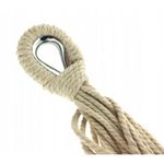 Casa si Gradina - Gradina si terasa - Balansoare si hamace - Hamace si suporturi - Hamac textil, protectie franghie, gri, max 200 kg, 200x150 cm - Infinity.ro