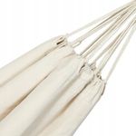 Casa si Gradina - Gradina si terasa - Balansoare si hamace - Hamace si suporturi - Hamac textil, protectie franghie, gri, max 200 kg, 200x150 cm - Infinity.ro