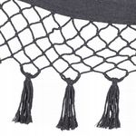 Casa si Gradina - Gradina si terasa - Balansoare si hamace - Hamace si suporturi - Hamac tip scaun, cu 2 perne, gri si crem, max 150 kg, 130x100 cm, Springos - Infinity.ro