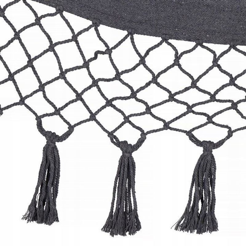 Casa si Gradina - Gradina si terasa - Balansoare si hamace - Hamace si suporturi - Hamac tip scaun, cu 2 perne, gri si bej, max 150 kg, 130x100 cm, Springos - Infinity.ro